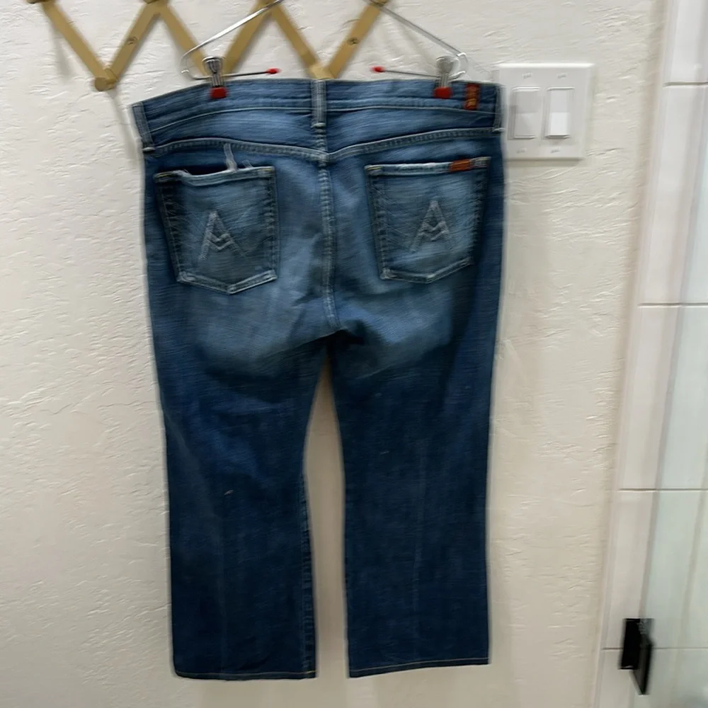 7 For All Mankind Men’s A Pocket Bootcut Jeans (36 x 27)